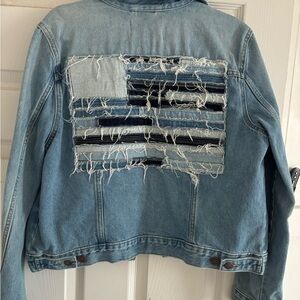 Calvin Klein American Flag Denim Jacket
